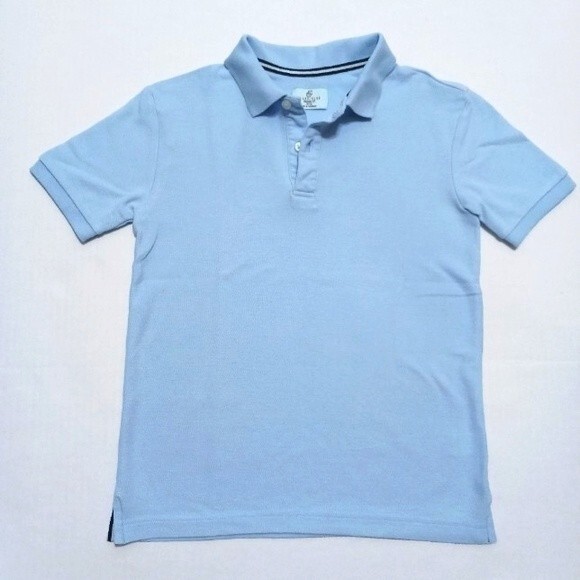 Class Club Polo Modern Fit- Boys 10/12 -Light Blue - Picture 1 of 4